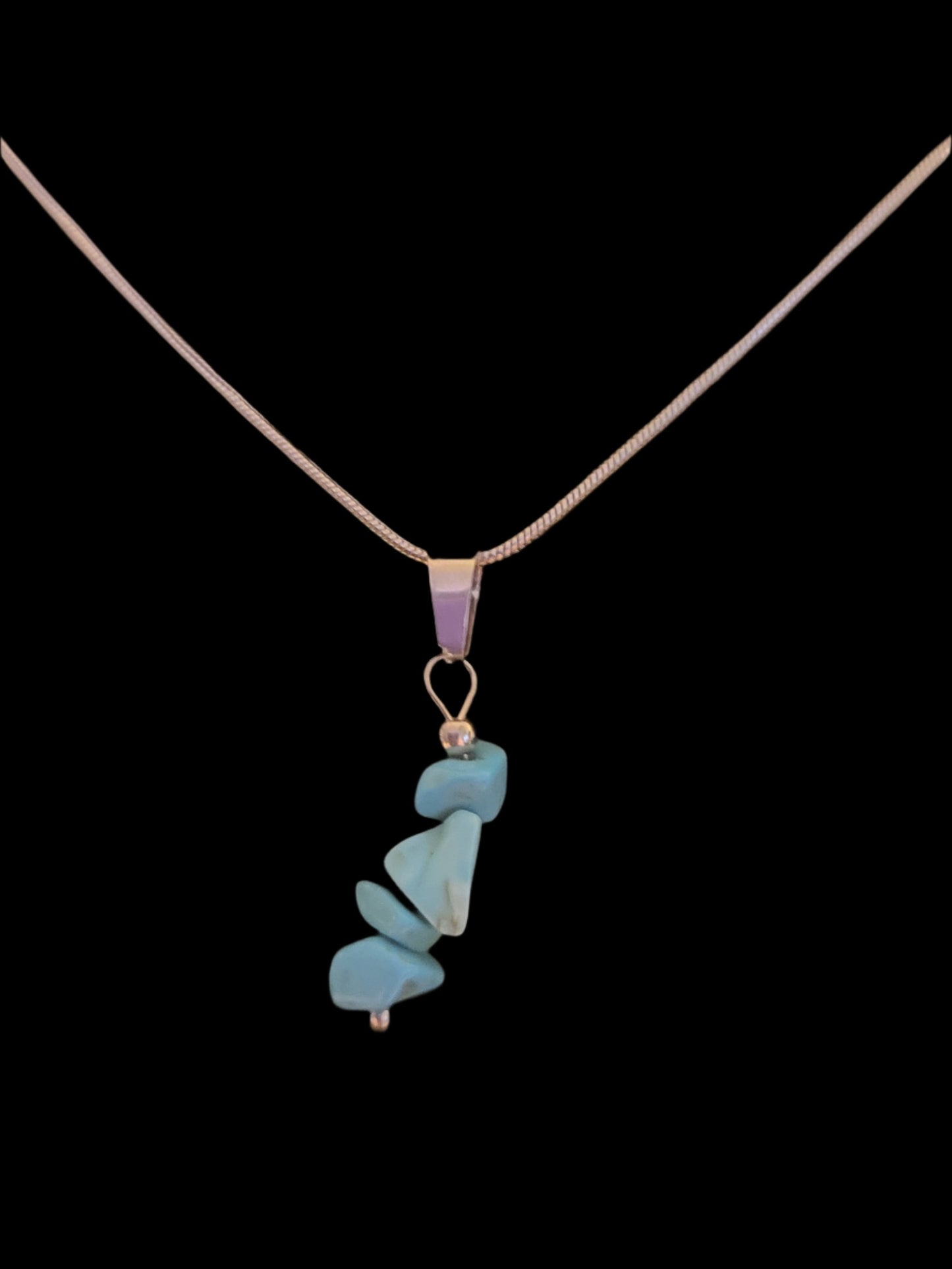 Handmade Crystal Chip Necklace