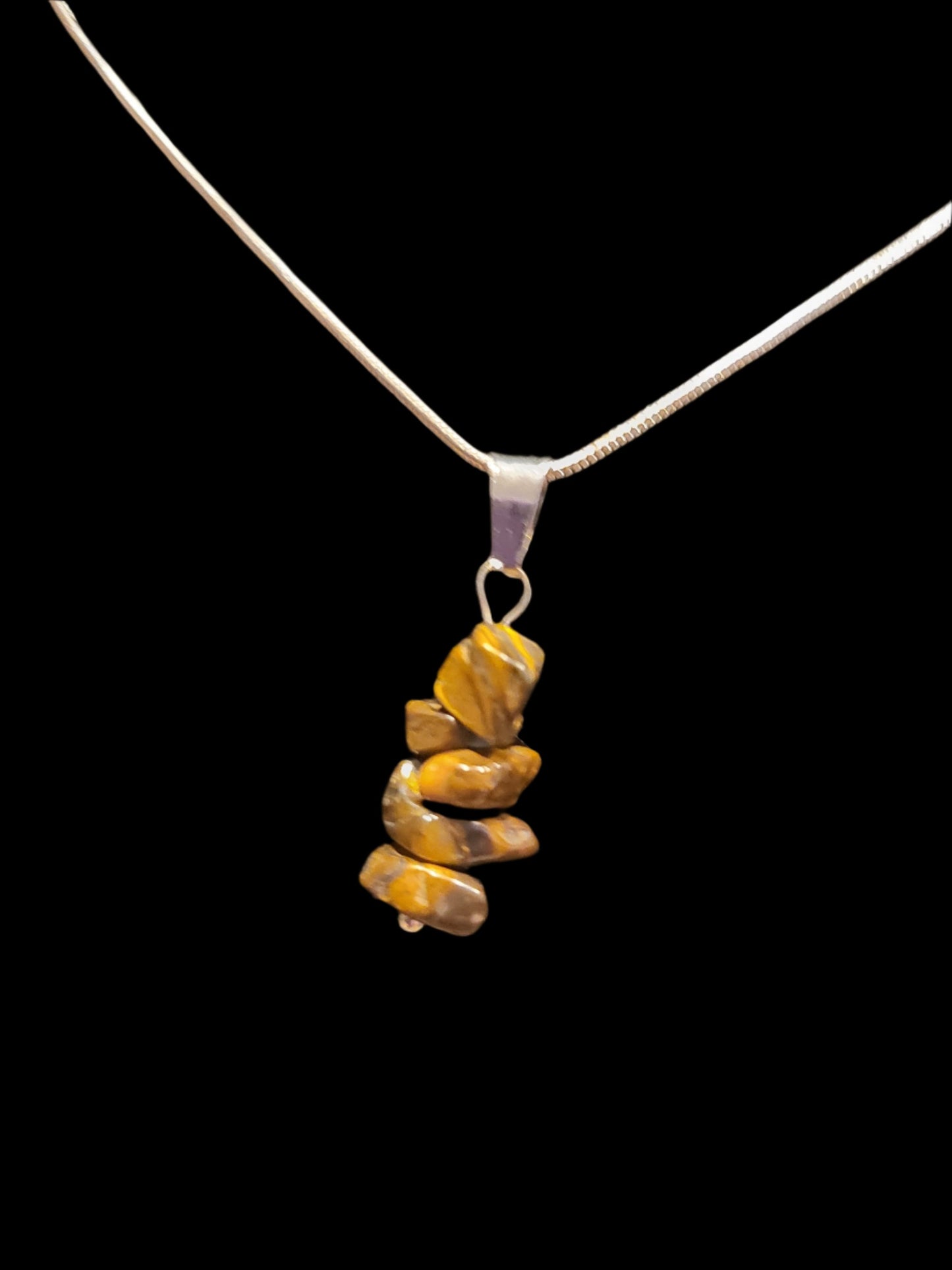 Handmade Crystal Chip Necklace
