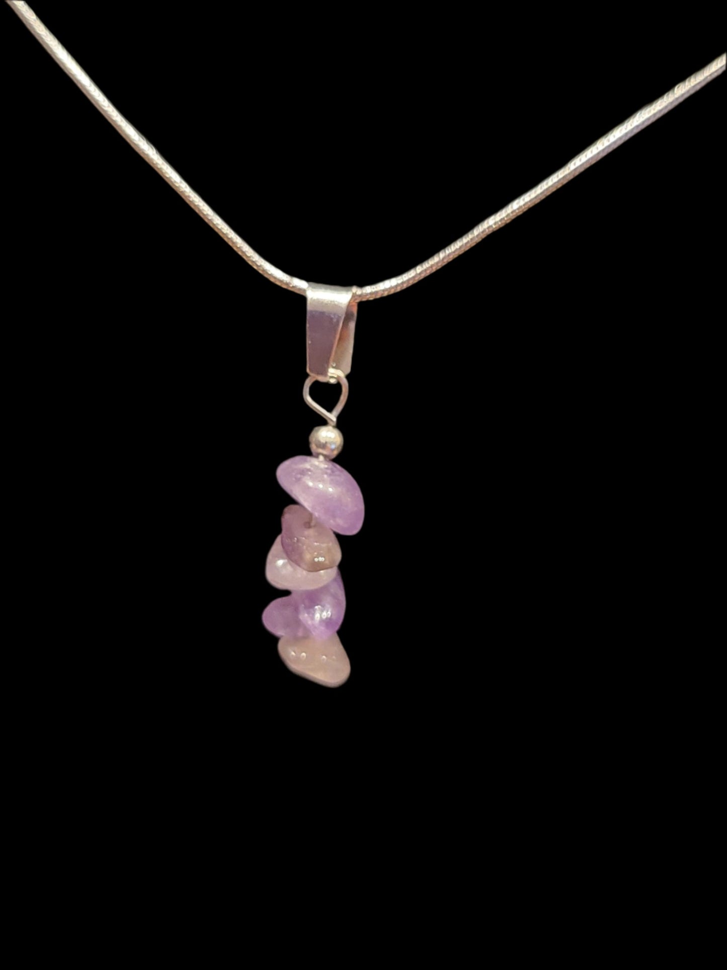Handmade Crystal Chip Necklace