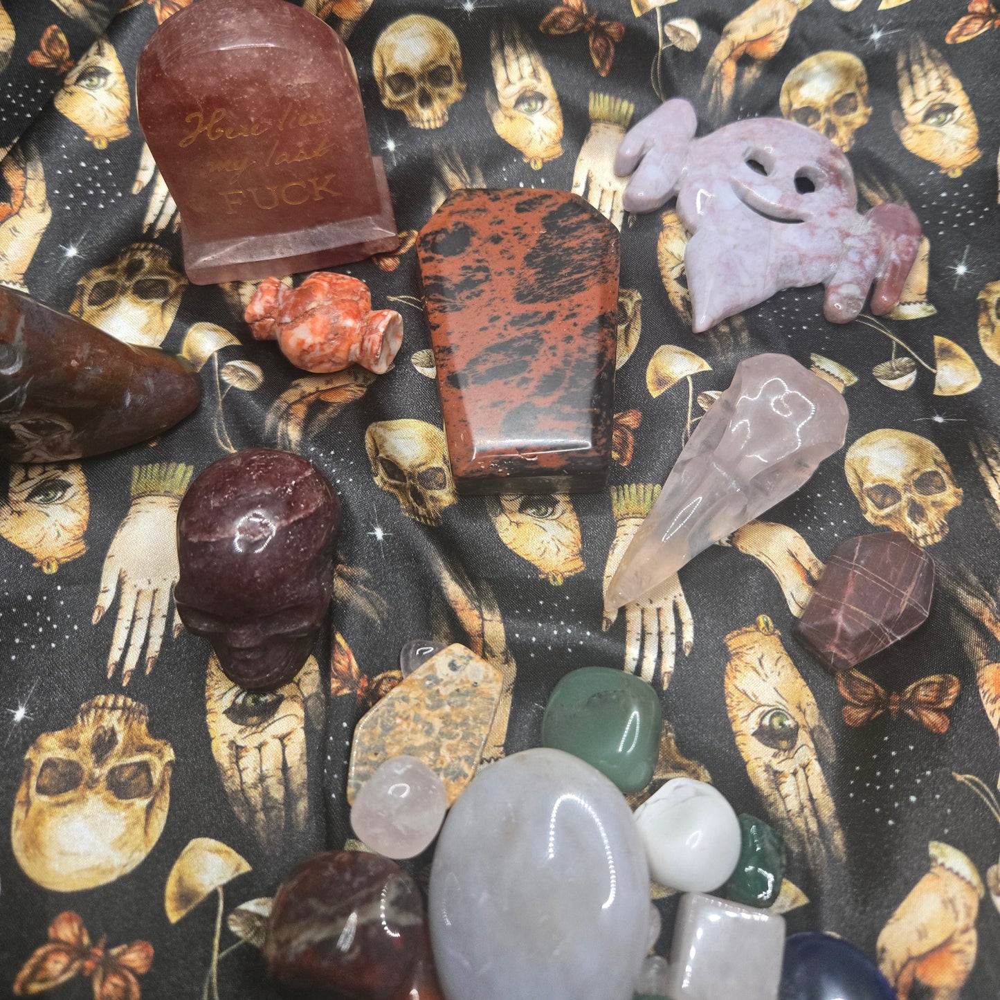 Red Stone Halloween Themed Box