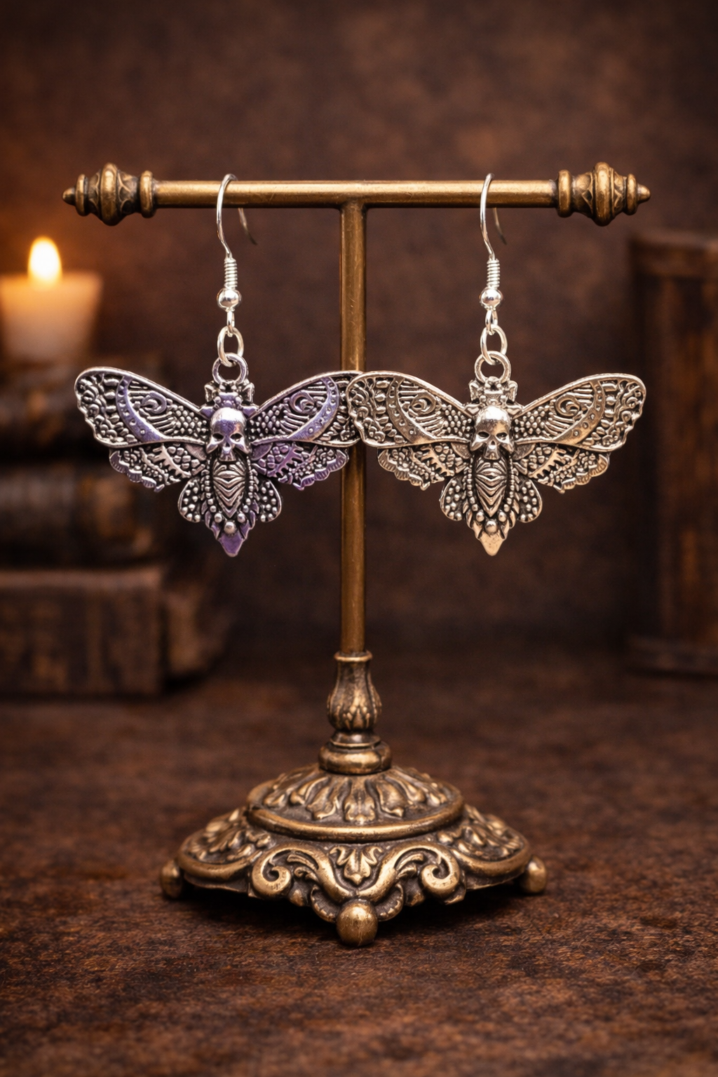 Death's-Head Hawkmoth Earrings