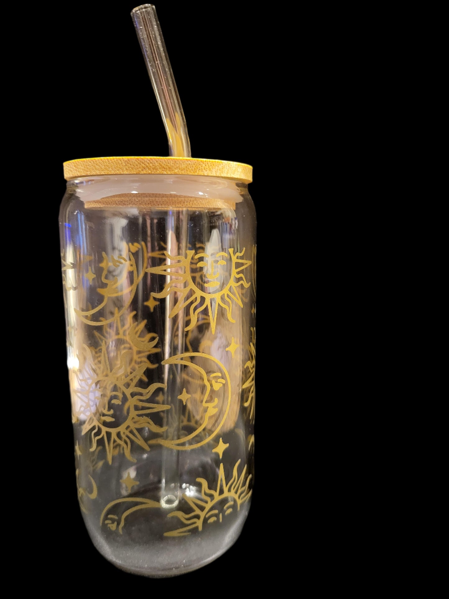 Sun & Moon Glass Tumbler