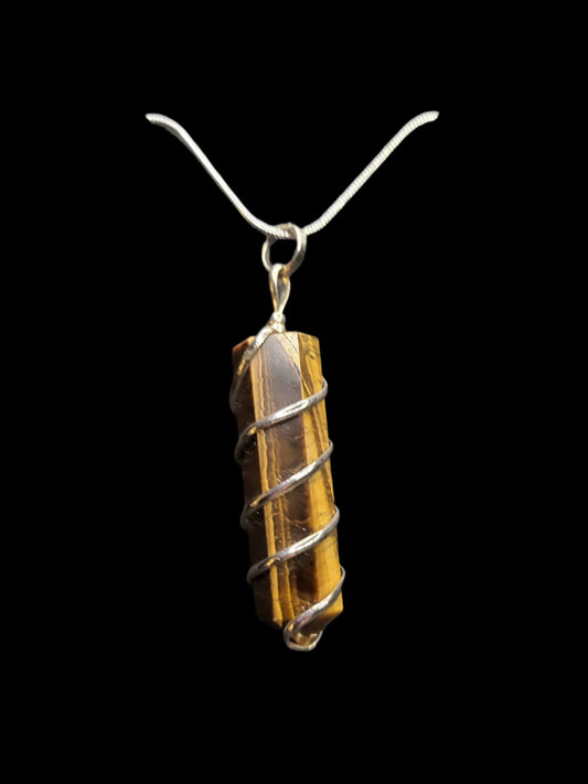 Tiger Eye Pendant Necklace