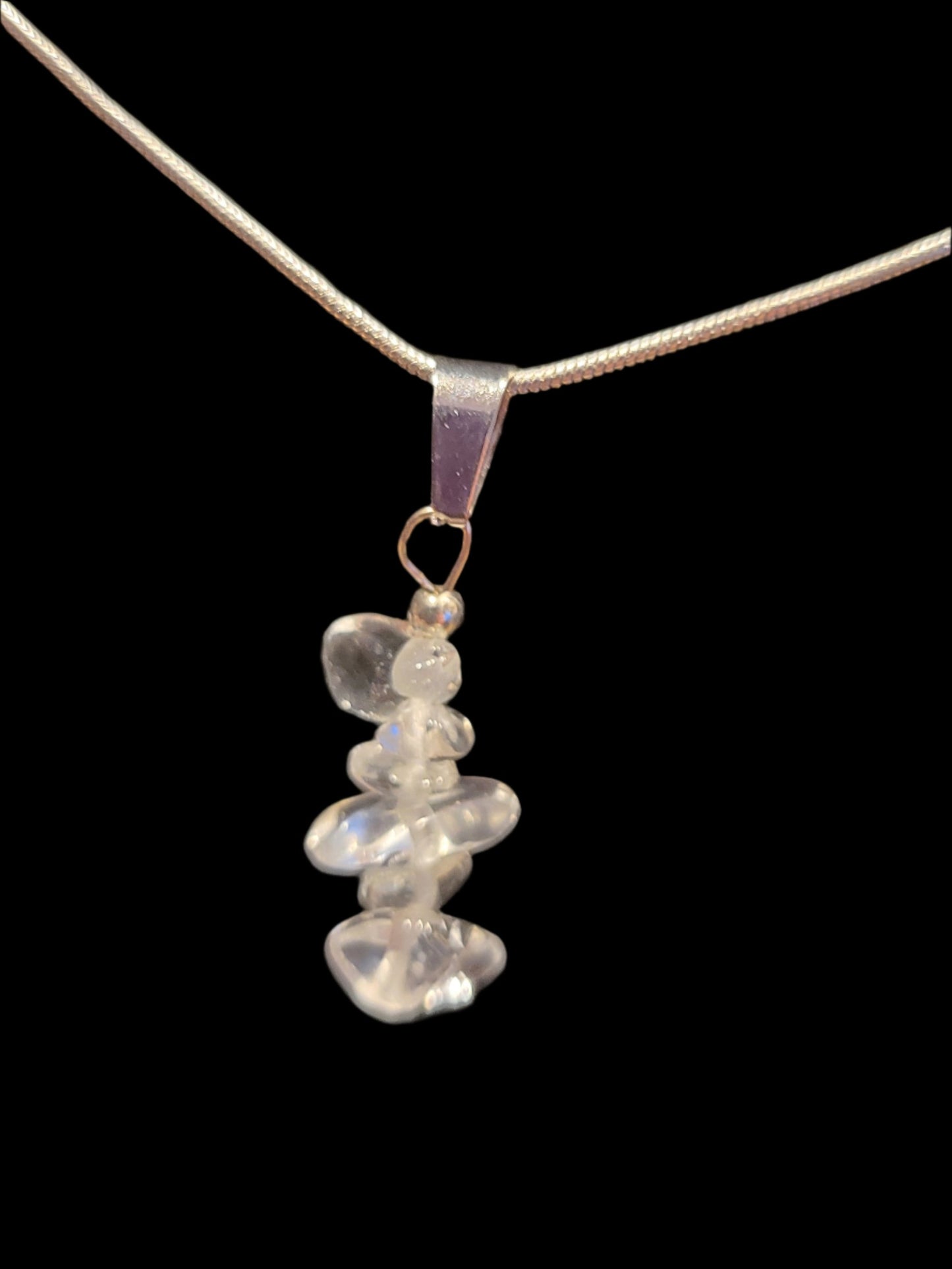 Handmade Crystal Chip Necklace