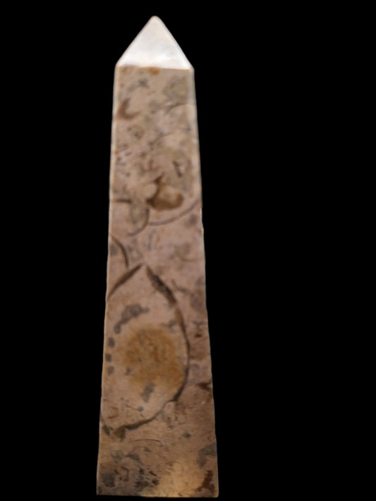 Polished Fossil Stone Tower