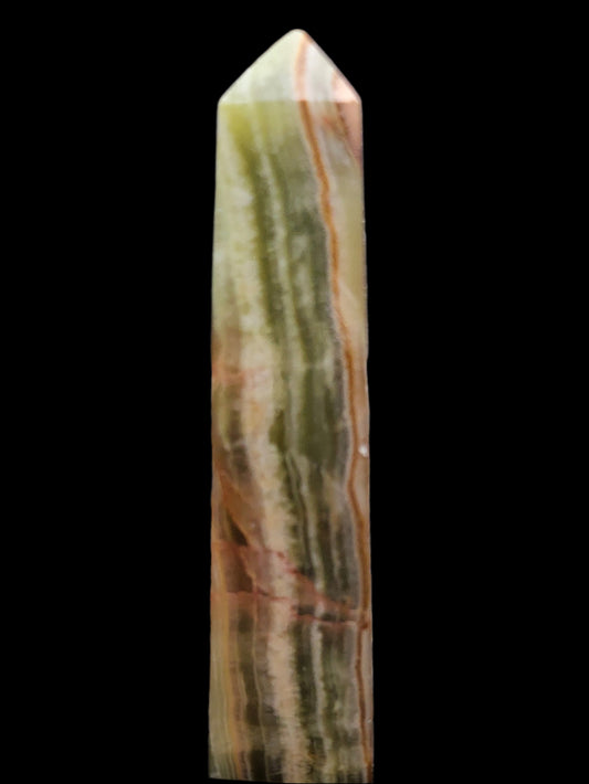 Green Banded Onyx Tower