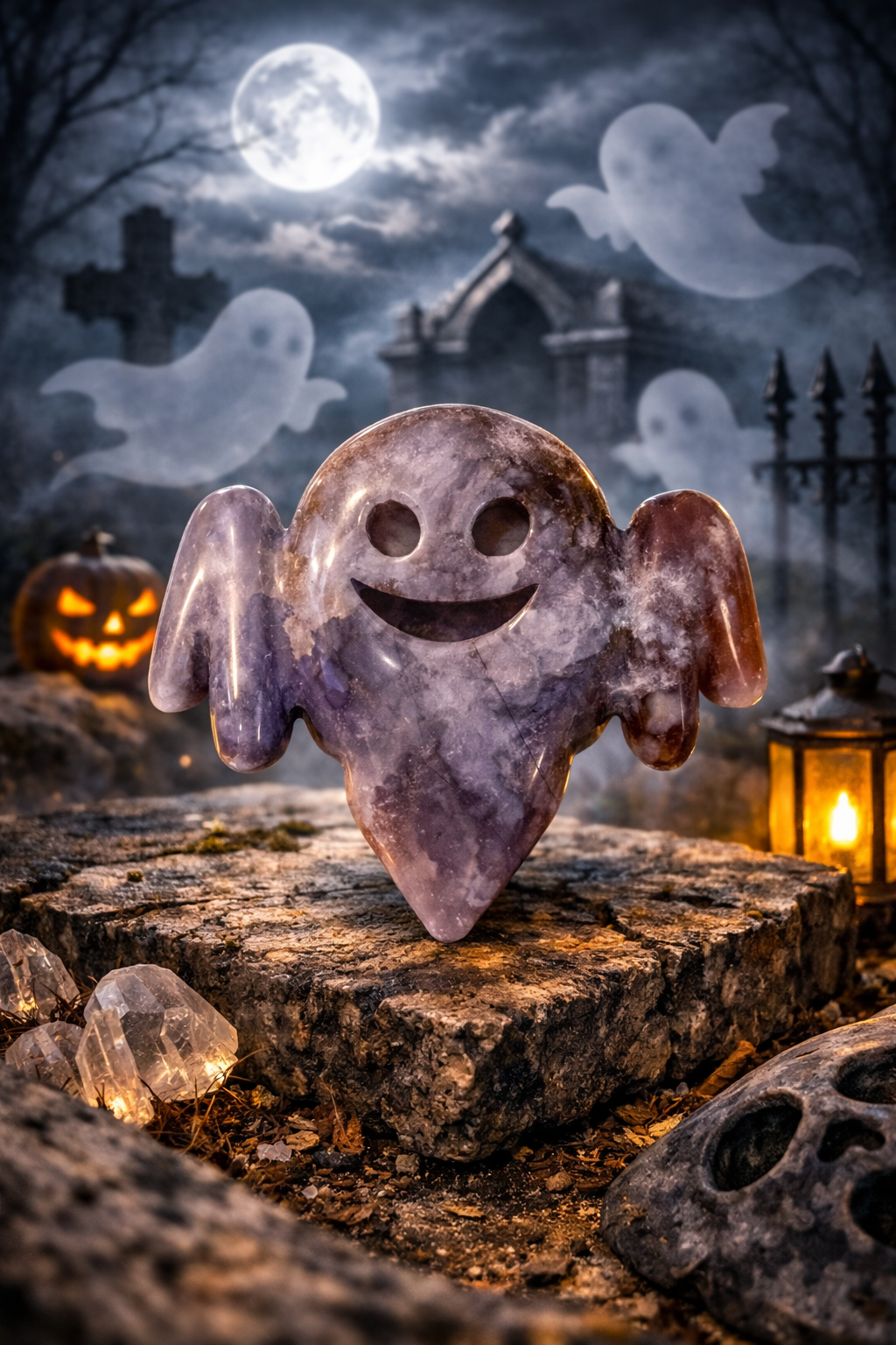 Crystal Ghost Carvings