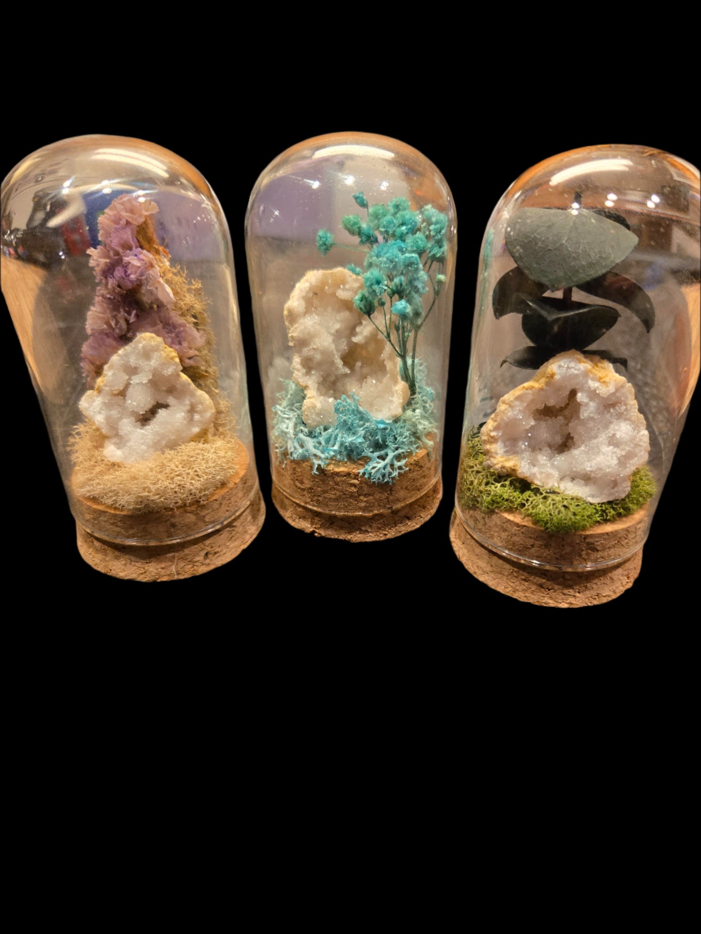 Natural White Geode Display