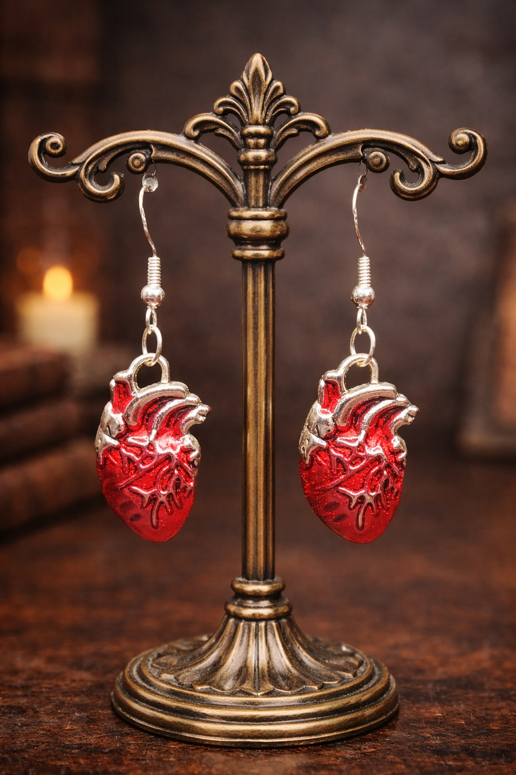 Anatomical Heart Earrings