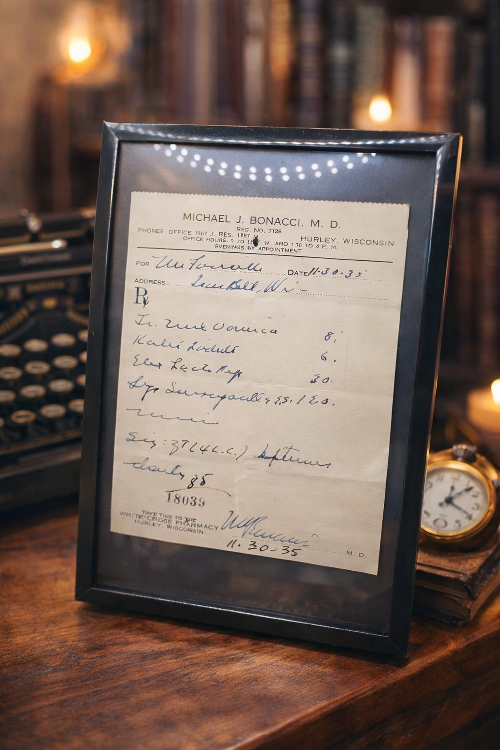 1935 Original Prescription