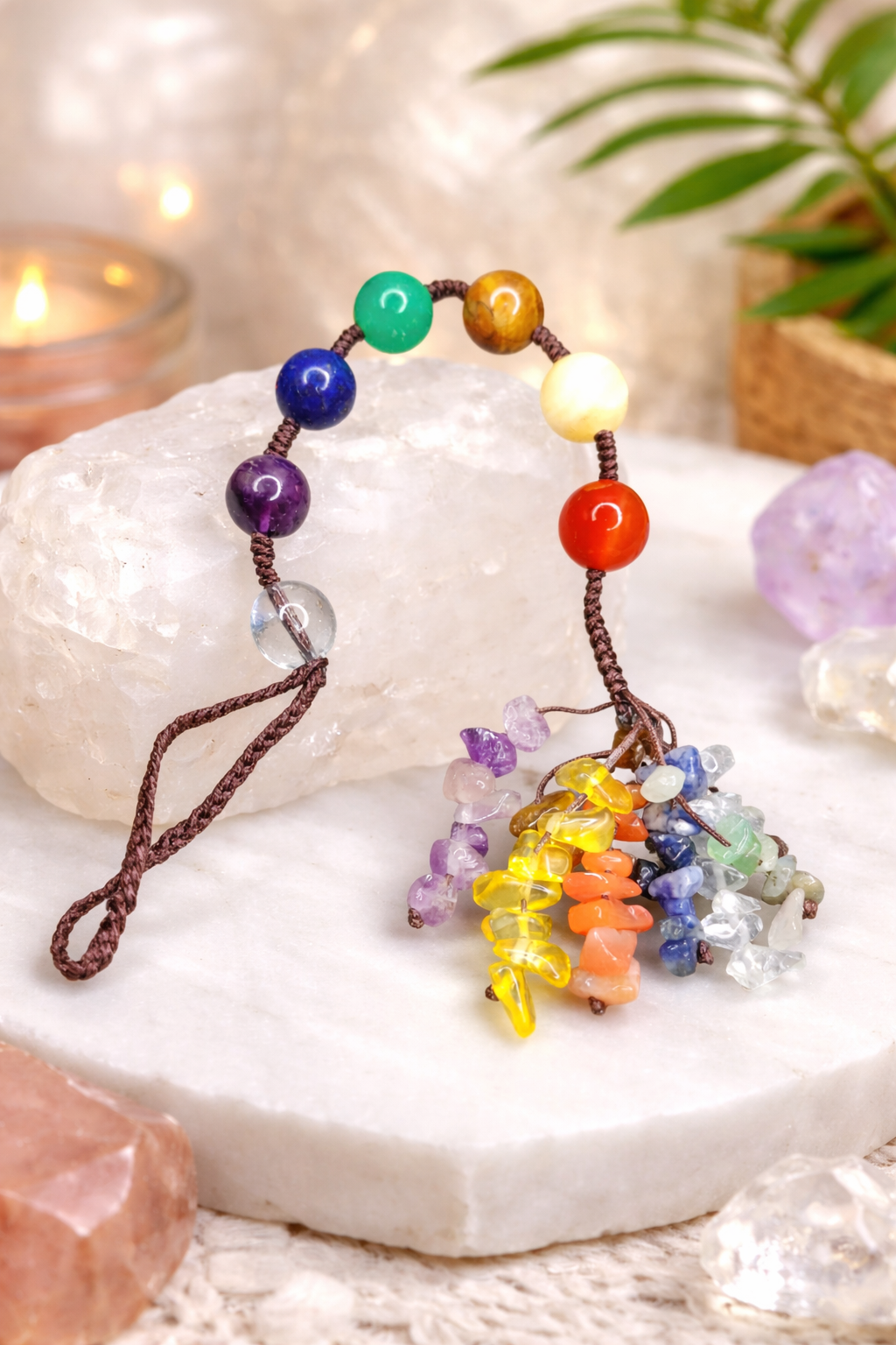 Hand-Knitted Chakra Stones