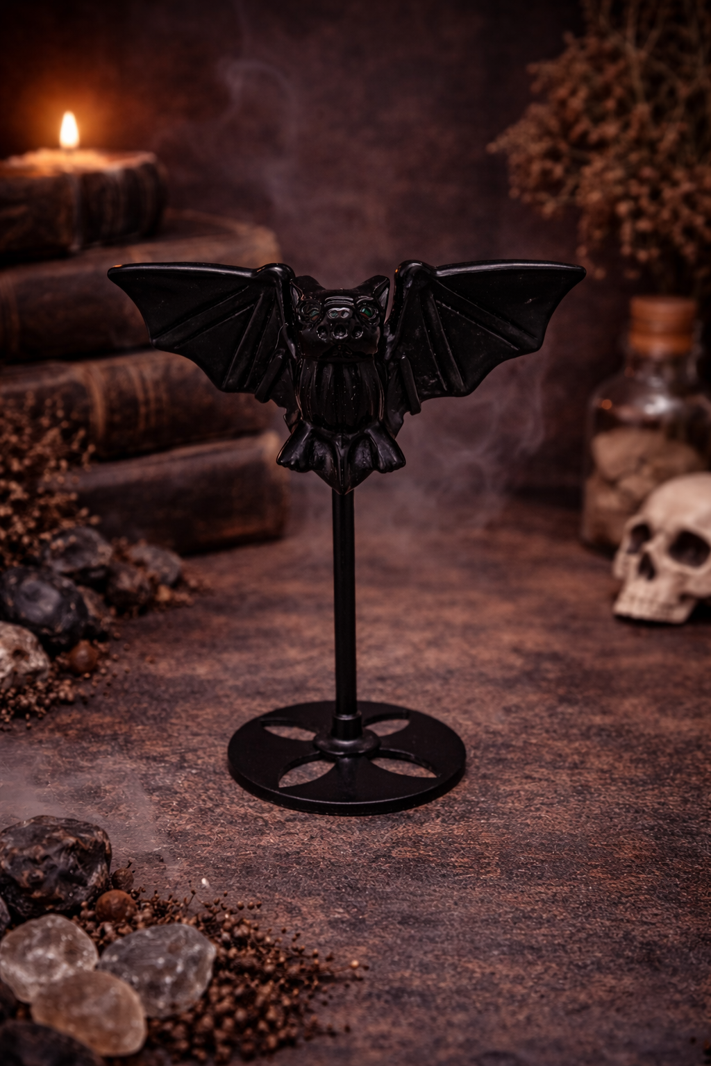 Crystal Bat Carvings