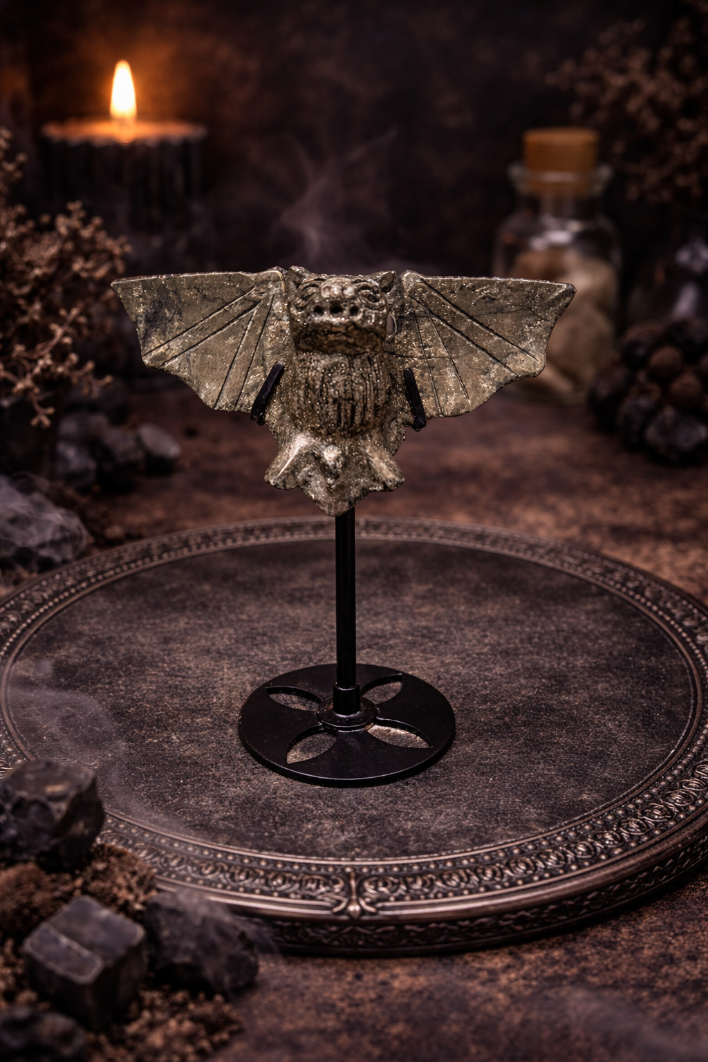 Crystal Bat Carvings