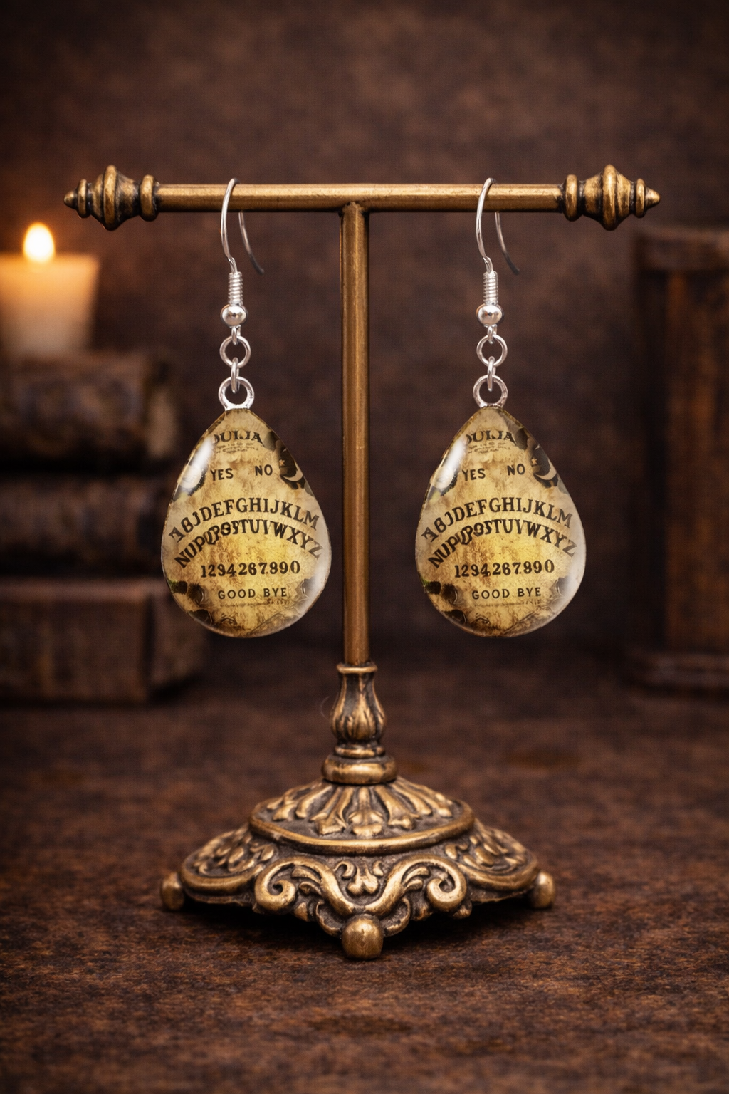Gothic Ouija Earrings